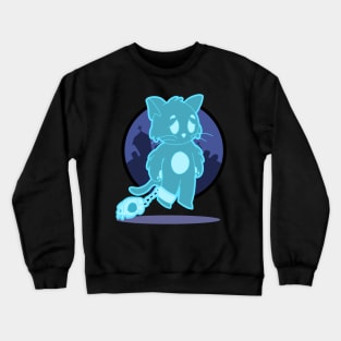 kitten anima in sorrow Crewneck Sweatshirt